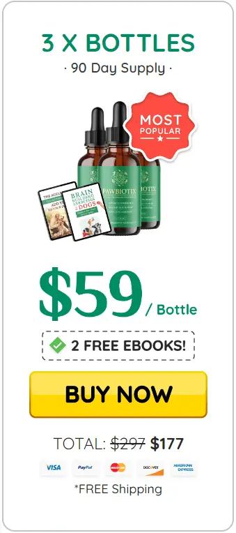 PawBiotix 3 bottle price